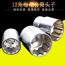 1 2 Series male plum flower type sleeves 12 corner plum short sleeve head wrench 8-32mm 