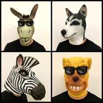 Simulation mask full face silicone scary molecular headgear Evil rabbit mask headgear weird horror props