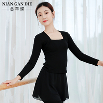Dance practice clothes female modern dance adult spring and summer ballet body thin teacher dance costume short sleeves