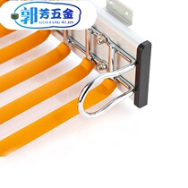 Cabinet trouser rack telescopic trouser rack thickened side-mounted single-row wardrobe pants drawing cloakroom push-pull can be equipped with damping trouser rack