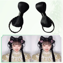 Lig costume modeling wig Cute and playful female can be leisurely bun hair bag bun daily good collocation simple