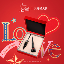 (Shun Feng Suida Valentine's Day Gift) CL Road Platinum Ting Lipstick Nail Polish Double Pack Gift Box Radish Ding Lipstick