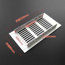 ~ Cabinet door panel ventilation hole decorative cover wardrobe pattern embedded double-sided hole cover vent stainless steel through