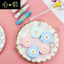 1 meter 5 thick tape ruler soft ruler three circumference measuring clothes ruler cute carry-on ruler household clothes size measuring tape measure