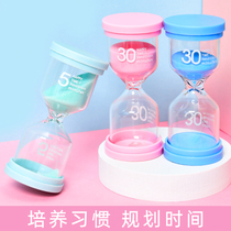Childrens hourglass timer 30 minutes creative three minutes time timing mini ornaments girl heart exquisite gift