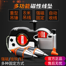 Line drop windproof long string string line start vertical pay-off grounding artifact accessories General Instrument vertical line site plumb hammer