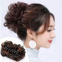 Hair circle pull flower woman short head flower plate hair hair bud wig curler hair bag grab clip Hair circle hair clip fluffy woman