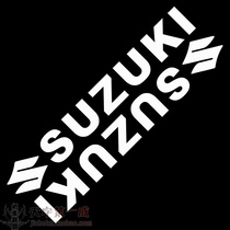 Motorcycle stickers Personalized car logo decoration reflective decal Scooter body waterproof pull flower SUZUKI SUZUKI 
