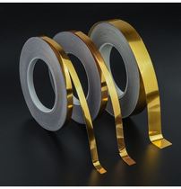 Decoration line flat-screen TV wall taped window narrow shanty roof corner wall adhesive long metal bar wall black titanium gold