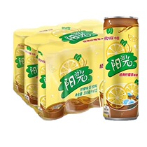 Coca-Cola Sunshine Lemon Flavor Tea Drink 310ml canned full box fruity classic lemon tea flavor