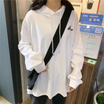 Net red hooded vetiver sweater female ins super fire 2020 new spring and autumn loose Korean version of the summer thin jacket