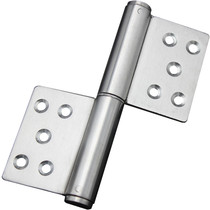 Stainless steel flag hinge detachable door loose-leaf bathroom door hinge Detachable flag hinge hinge