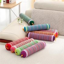 Cervical Spine Pillow Inflatable Heating Repair Stiffness Vertebral Special Round Pillow Cylindrical Candy Neck of Buckwheat Cassia hot compress