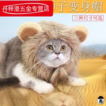 Lion turned into Halloween ghost festival pet hat cat hat Velcro adjustable pet supplies autumn and winter