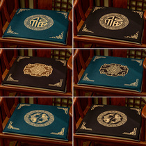 Red Wood Sofa Cushion Chinese Style Circle Chair Taiko Chair Subchair Cushion Enclosure Chair Solid Wood Furniture Tea Chair Officer Hat Chair Mat