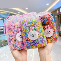 Baby disposable rubber band baby cute children dont hurt hair small rubber band tie hair hair accessories headline Hairband