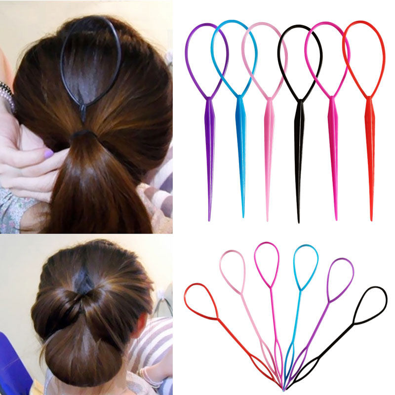 Hairdresser pull needle pattern childrens hairdresser girl small side hair distributor pull hair serial