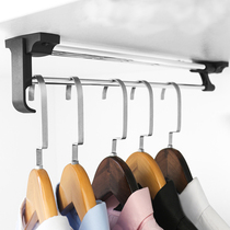 High-grade wardrobe hanger top single pole telescopic hanger wardrobe hardware accessories