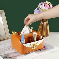 Creative Cramps American Light Lavish Tissue Box Luxurious Food Napkins Box Home Living Room Tea Table Containing Box 1113m