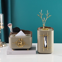 Nordic light extravagant and versatile home decoration remote control Contained Tissue Box Tea Table Fancy nice draw paper 1113m
