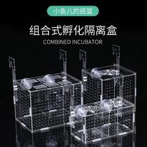 New mini parrot fish incubator breeding box box box small fish tank production room Fry juvenile fish isolation box breeding