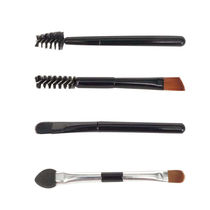 5-pack mini double-headed eyebrow brush Short portable soft brush head eyebrow beauty tool Beginner spiral eyelashes