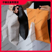 Leather tissue box European and American tissue bag simple household car tissue cover toilet living room hanging paper set Nordic