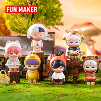 FUNMAKER joy plus Bek blind box hand doll fan bear trend creative ornaments New Year birthday gift