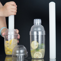 Shaker cup Hand-made lemon tea making tool Milk tea shop special shaker pot burst lemon shaker set shaker cup