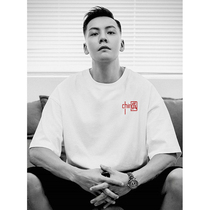 Mens t-shirt short sleeve loose thin section summer cotton large size national tide half sleeve ins tide brand couple t-shirt clothes