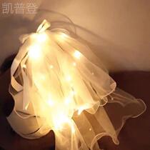 Butterfly node glowing outer atmosphere of the Live Yarn XiaoChuang prop hair clip 12568 meant funny to leave the household hostess
