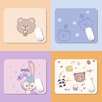 Mouse mouse pad for men and women ins wind thickened cute cartoon small game video competition computer desk keyboard pad office home student animation desktop pad personality creative trembles with animation