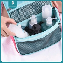 Travel cosmetic bag wash bag Super fire bath bag travel extra large storage bath basket wash bag simple comb bag