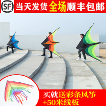 Downwind Weifang kite childrens savannah triangle kite Breeze easy to fly large 2021 new kite