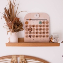 Xiaohongshu recommends a new type of high-value wooden calendar that can be used repeatedly I want to accompany you for the rest of my life