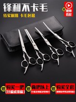 Scissors for dog shearing Special professional fishbone scissors Pet curved hair scissors Beauty practice simple feet