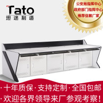 Monitoring console console dual single triple TV wall cabinet custom monitoring platform command center console