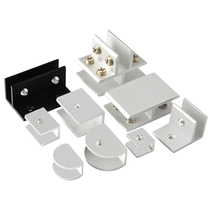  Punch-free laminate clip Wood aluminum alloy glass clip Fixing clip Bracket bracket Glass bracket accessories clip Aluminum clip