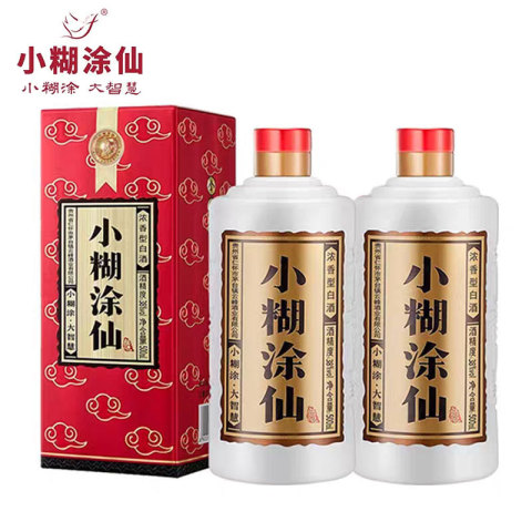 【新品未開封】小糊涂仙　白酒　500ml 2本 小糊涂仙38度500ml精选和小糊涂仙38度500ml品牌价格与图片-淘宝商品网