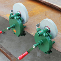 Hand grinder Sand wheel machine Manual sharpening machine with grinding wheel Kitchen knife Pig knife grindstone T