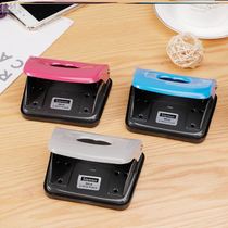 Book binding Punch binding machine Loose-leaf book clip Small student round hole Ring hole Manual 2 holes porous