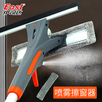 Glass wiping artifact household glass wiping products double-sided high-rise brush window cleaning cleaning tools window cleaner
