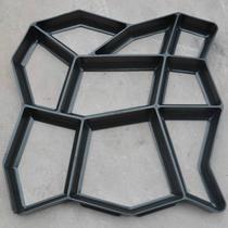 Cement floor die plane embossing printing courtyard garden floor parking lot landscape pavement