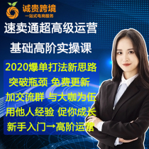 2021 AliExpress AliExpress store generation to set up shop operation tutorial cross-border e-commerce guidance novice introductory zero basic training advanced video course