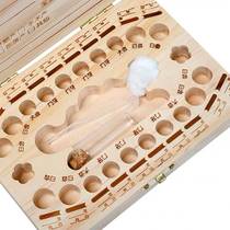Milk teeth deciduous teeth box tooth preservation box tooth storage box returned tooth storage box
