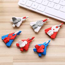 Fighter Eraser airplane image wipe student-specific creative cartoon cute childrens toys detachable Assembly