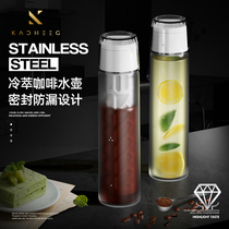 German cold extraction pot coffee cold extraction cup glass cold extraction coffee pot home large-capacity ice drop commercial extraction pot