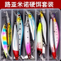 Luya bait Mino hard bait set floating water and submerged fresh water to kill the mouth bass Mandarin fish fake bait simulation bait