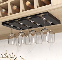 Red wine cup holder upside down household goblet rack display rack cup holder pendulum wine cabinet hanging hanging wall