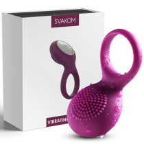 American SVAKOM Taylor charging vibration ring for men and women with collar couples seismic clitoris stimulation sex products
